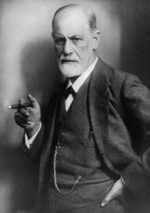 Sigmund Freud, founder of psychoanalysis, smoking cigar. © 1922 Max Halberstadt | LIFE photo archive