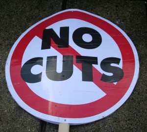 Placard used by striking English public workers over pension cuts &Acirc;&copy; claudia gabriela marques vieira | Flickr 