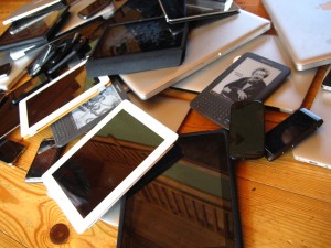Pile of electronic devices &Acirc;&copy; 2011 Keith | Flickr.com