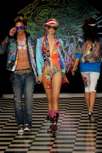 Models on the runway for Ed Hardy Fashion show during Los Angeles Fashion Week 10/13/2008 © Glenn Francis | PacificProDigital.com