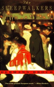 Book cover of The Sleepwalkers>/em> by Hermann Broch © Vintage | Amazon.com