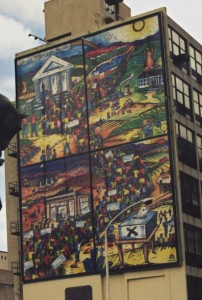 Mural in Cape Town celebrating the 1994 South African elections. &Acirc;&copy; Carwil James | Wikimedia Commons