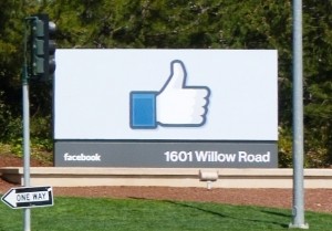 Entrance to Facebook headquarters complex in Menlo Park, California &Acirc;&copy; LPS.1 | Wikimedia Commons