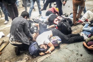 Demonstrators overwhelmed by tear gas during Gezi anniversary protests &Acirc;&copy; Unknown | Revolution News