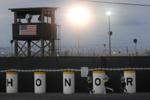 The "Honor Bound" sign outside Guant&Atilde;&iexcl;namo Bay detention facility &Acirc;&copy; Joshua Nistas | US Army