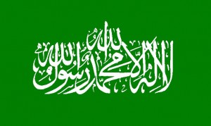 Flag of Hamas &Acirc;&copy; Orthuberra | Wikimedia Commons