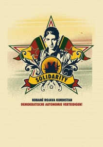 Poster of Kobane Rojava Kurdistan resistance ©  seven resist | Flickr 