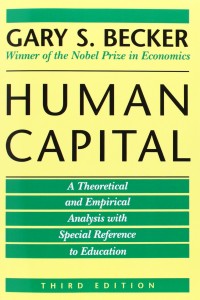 Book cover of Human Capital by Gary Becker &Acirc;&copy; University of Chicago Press | Amazon
