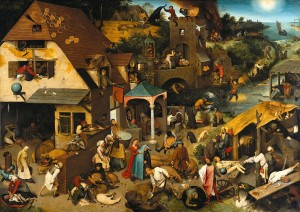 Pieter Bruegel, The Dutch Proverbs | Google Art Project