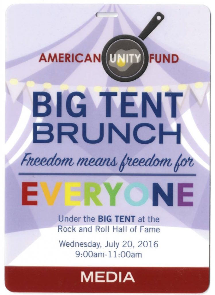 Big Tent brunch ticket