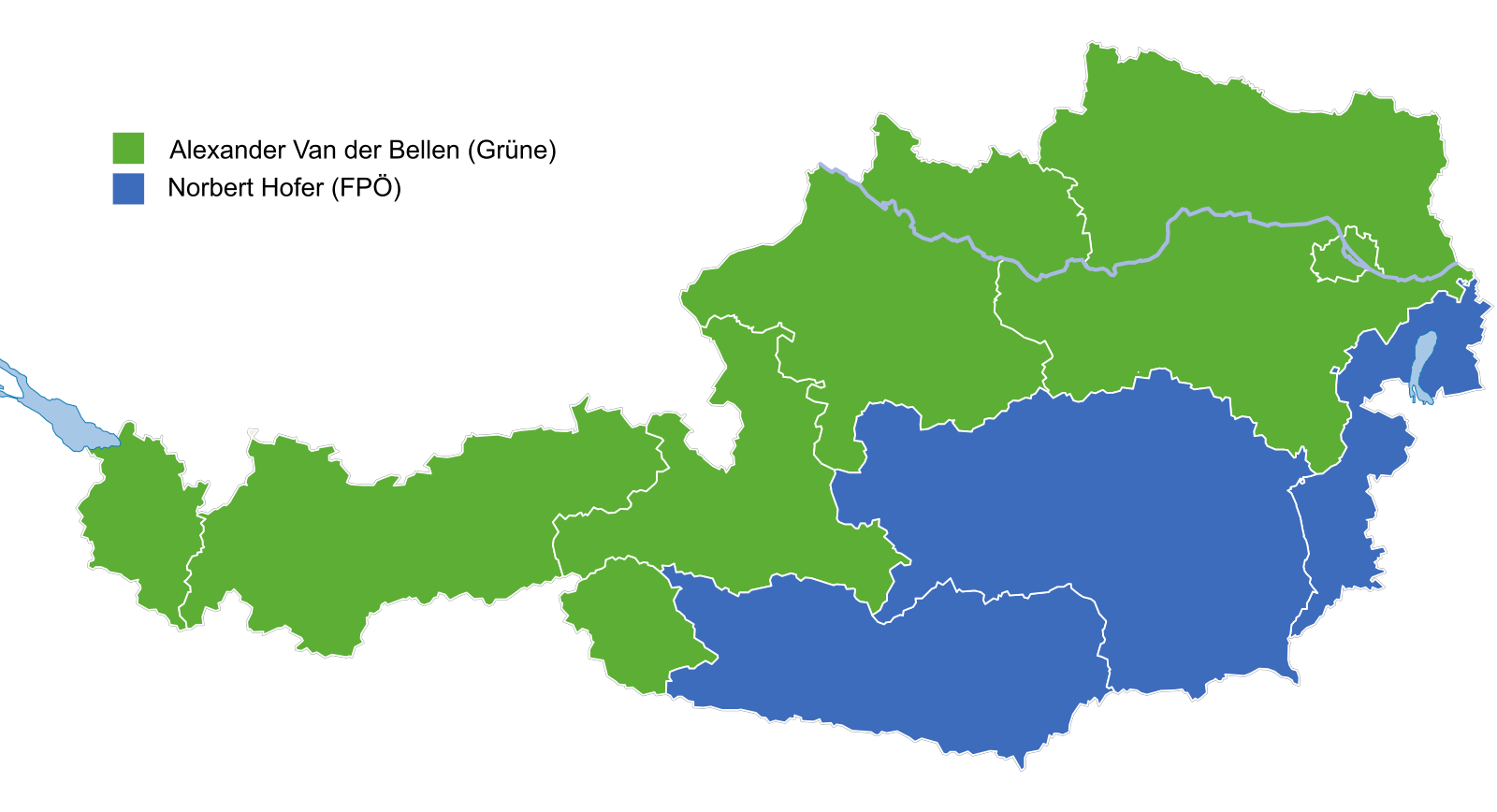 Final second round (right) from the 2016 Austrian presidential election.  Furfur | Courtesy of the author