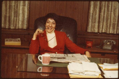 Margaret "Midge" Costanza, Director of the Office of Public Liaison in the Carter Administration, December 20, 1977 (Photo courtesy of National Archives and Records Administration.)